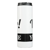 Bon-Reise personalisierter Thermalwäscher Tasse Ge (Rückseite)