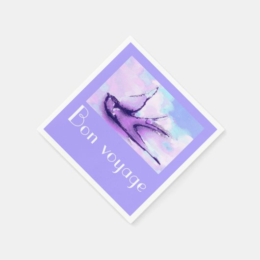 Bön-Reise - Schwalbenvogel Serviette (Ecke)
