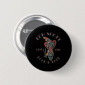 Bon Scott Rock'n'Roll Tattoo 1946-1980 Button (Vorne & Hinten)