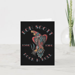 Bon Scott Rock'n'Roll Tattoo 1946-1980 Karte