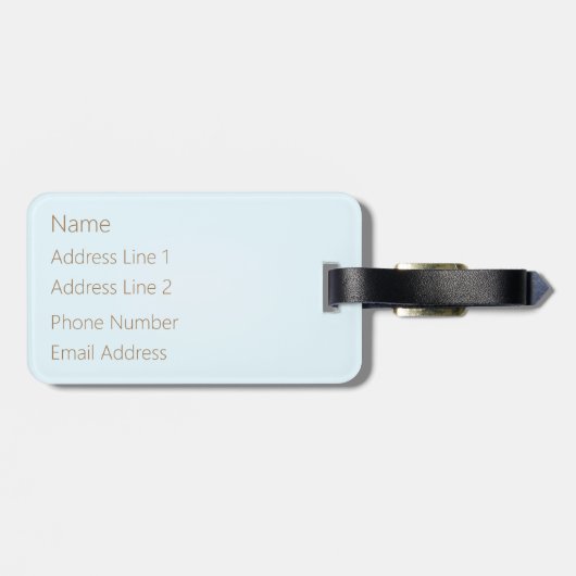 "Bön Voyage!" 3 Hübsche Schiffe auf See Custom Gepäckanhänger (Rückseite horizontal)