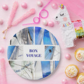 Bon Voyage Agean Gulet Artistic Collage Pappteller (Party)