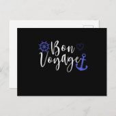 Bon Voyage Anchor Kreuzfahrt Schiff Urlaub Gi Postkarte (Vorne/Hinten)