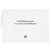 Bon Voyage auf Finnisch, Hyvaa matkaa! Sonnenunter (Rückseite Horizontal)