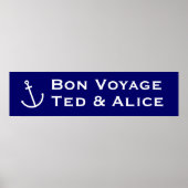 Bon Voyage Banner Poster (Vorne)