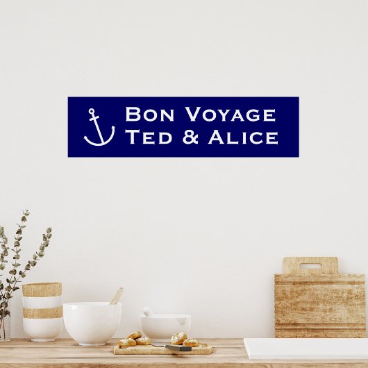 Bon Voyage Banner Poster (Küche)