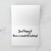 Bon Voyage Beach Urlaub Karte (Innenseite)