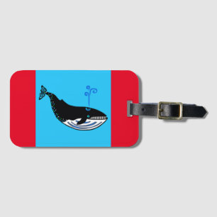 Bön Voyage - Blaues WASSER - Natur - Ökologie Gepäckanhänger