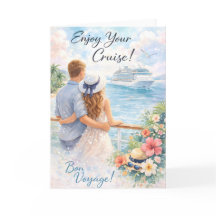 Bon Voyage Card – Enjoy Your Cruise Card