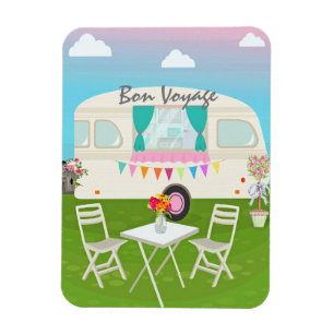 Bon Voyage Card Magnet