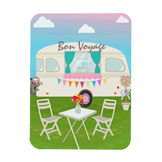Bon Voyage Card Magnet (Vertikal)