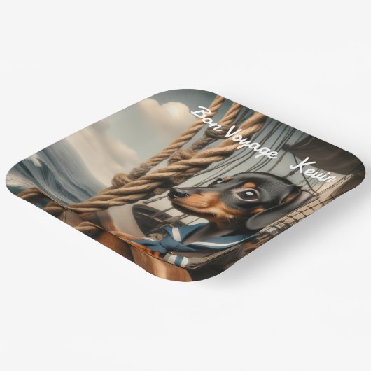 BON VOYAGE CARD PAPPTELLER (Gewinkelt)