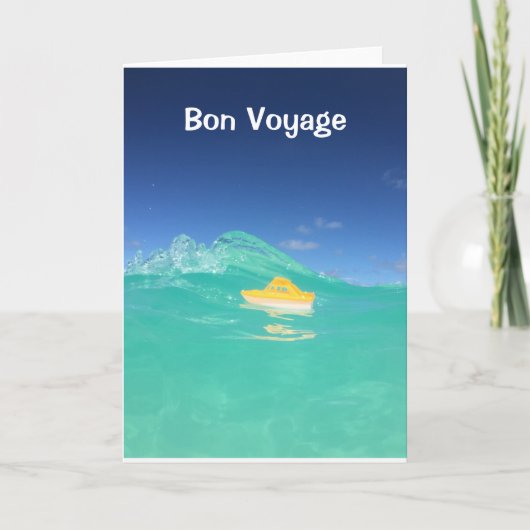 Bon Voyage Cruise Card Karte (Vorderseite)