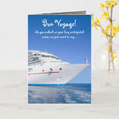 Bon Voyage Cruise Karte (Gelbe Blume)