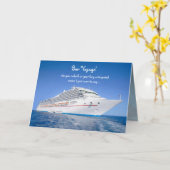 Bon Voyage Cruise Karte (Gelbe Blume)