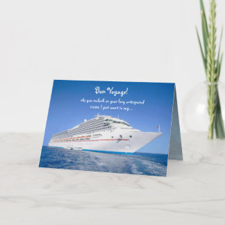 Bon Voyage Cruise Karte