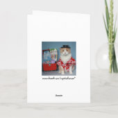 Bon Voyage Cruise Karte (Rückseite)