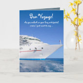 Bon Voyage Cruise Karte (Gelbe Blume)