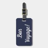 Bon Voyage Gepäcktag Gepäckanhänger (Vorderseite vertikal)