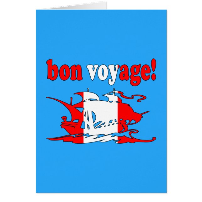 Bon Voyage - Gute Reise in Kanada - Urlaub (Vorne)
