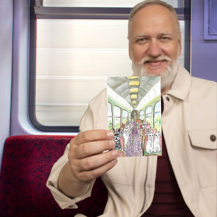 Bon Voyage Gute Reise Karte