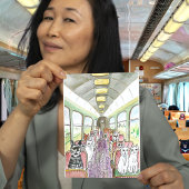 Bon Voyage Gute Reise Karte