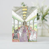 Bon Voyage Gute Reise Karte (Stehend Vorderseite)