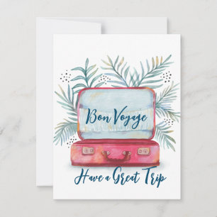 Bon Voyage Haben Sie eine großartige Reise Koffer 