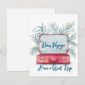 Bon Voyage Haben Sie einen tollen Reisekoffer Euka (Vorne/Hinten)