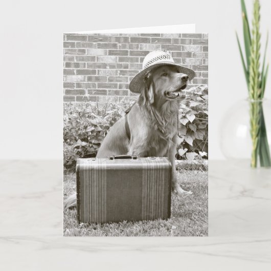 Bon voyage karte (Vorderseite)