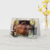 Bon Voyage Karte (Gelbe Blume)