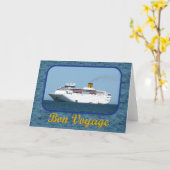 Bon Voyage Karte (Gelbe Blume)