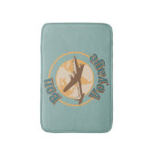 Bon Voyage Lassen Sie uns das Weltdesign bereisen Badematte (Vorderseite Vertikal)