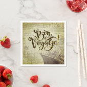 Bon Voyage Paper Party Napkins Serviette (Beispiel)