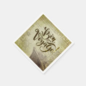 Bon Voyage Paper Party Napkins Serviette (Ecke)