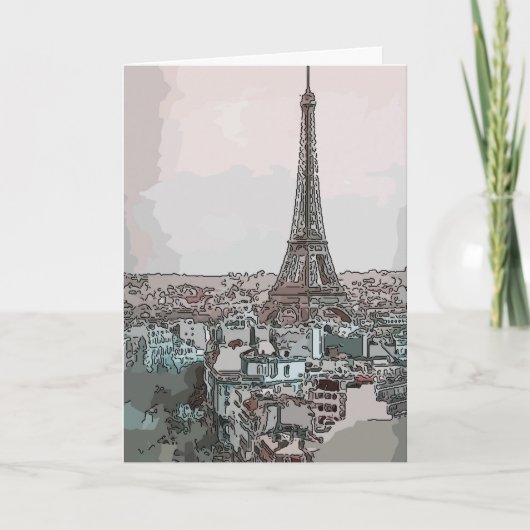 Bon Voyage, Paris Travel Card Karte (Vorderseite)