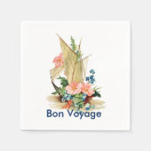 Bon Voyage Party, Oriental Junk Sailboat Serviette (Vorderseite)