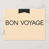 BON VOYAGE POSTCARD