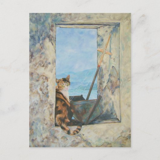 Bon Voyage Postkarte (Vorderseite)