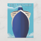 Bon Voyage Postkarte (Vorderseite)