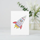 Bon Voyage Postkarte (Stehend Vorderseite)