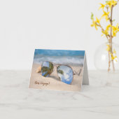 Bon Voyage Sonnenbrille im Sand Karte (Gelbe Blume)