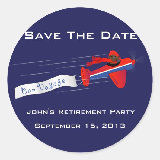 Bon Voyage Sticker (Vorderseite)