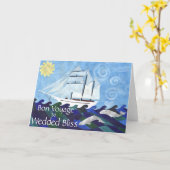 Bon Voyage to Wedded Bliss Karte (Gelbe Blume)