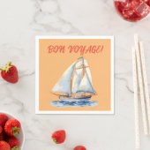 Bon Voyage Untersetzer Serviette (Beispiel)