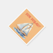 Bon Voyage Untersetzer Serviette (Ecke)