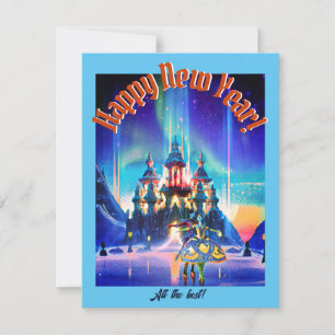 Bon Voyage Winter Ball Poster Feiertagskarte