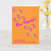 Bon Voyage wünscht sich Gold G4C Karte (Gelbe Blume)