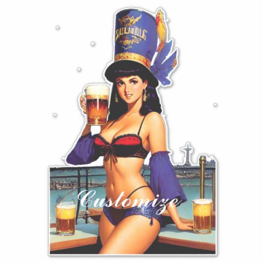 Bonafide Bar Maid Thunder_Cove Aufkleber (Vorderseite)