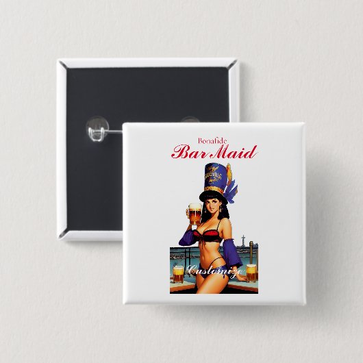 Bonafide Bar Maid Thunder_Cove Button (Vorne & Hinten)